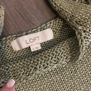 Loft sweater tank top, medium